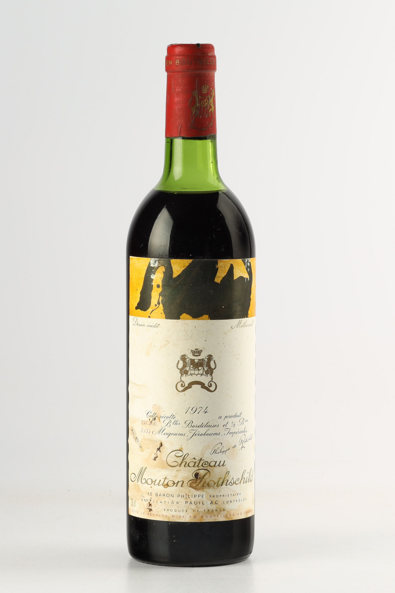 Château Mouton Rothschild 1974, Pauillac