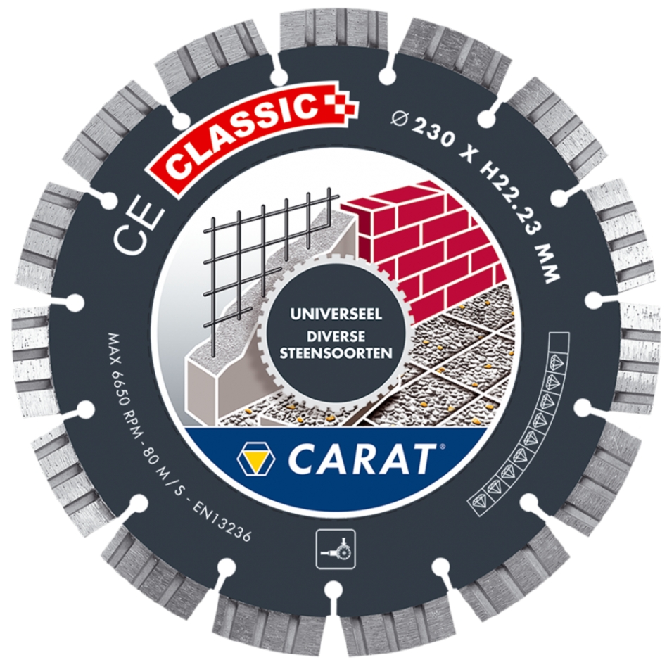Carat CEC1803000 Diamantsäge Universal CE Classic 180 x 22,23
