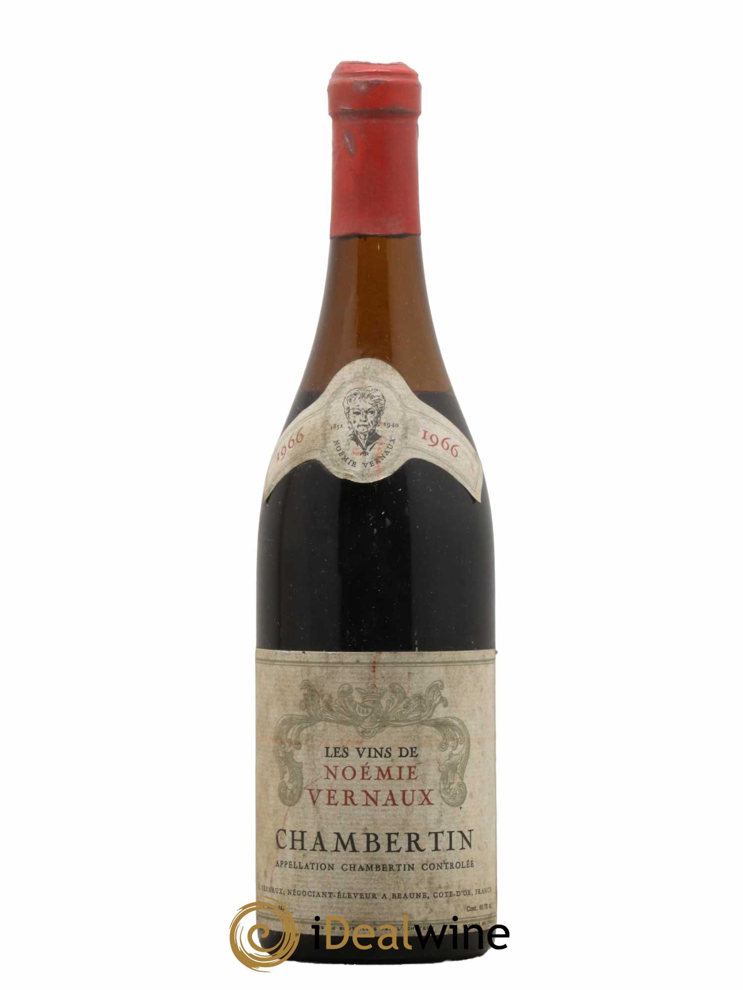 Chambertin Grand Cru Domaine Noemie Vernaux 1966 - Lot de 1 Bouteille