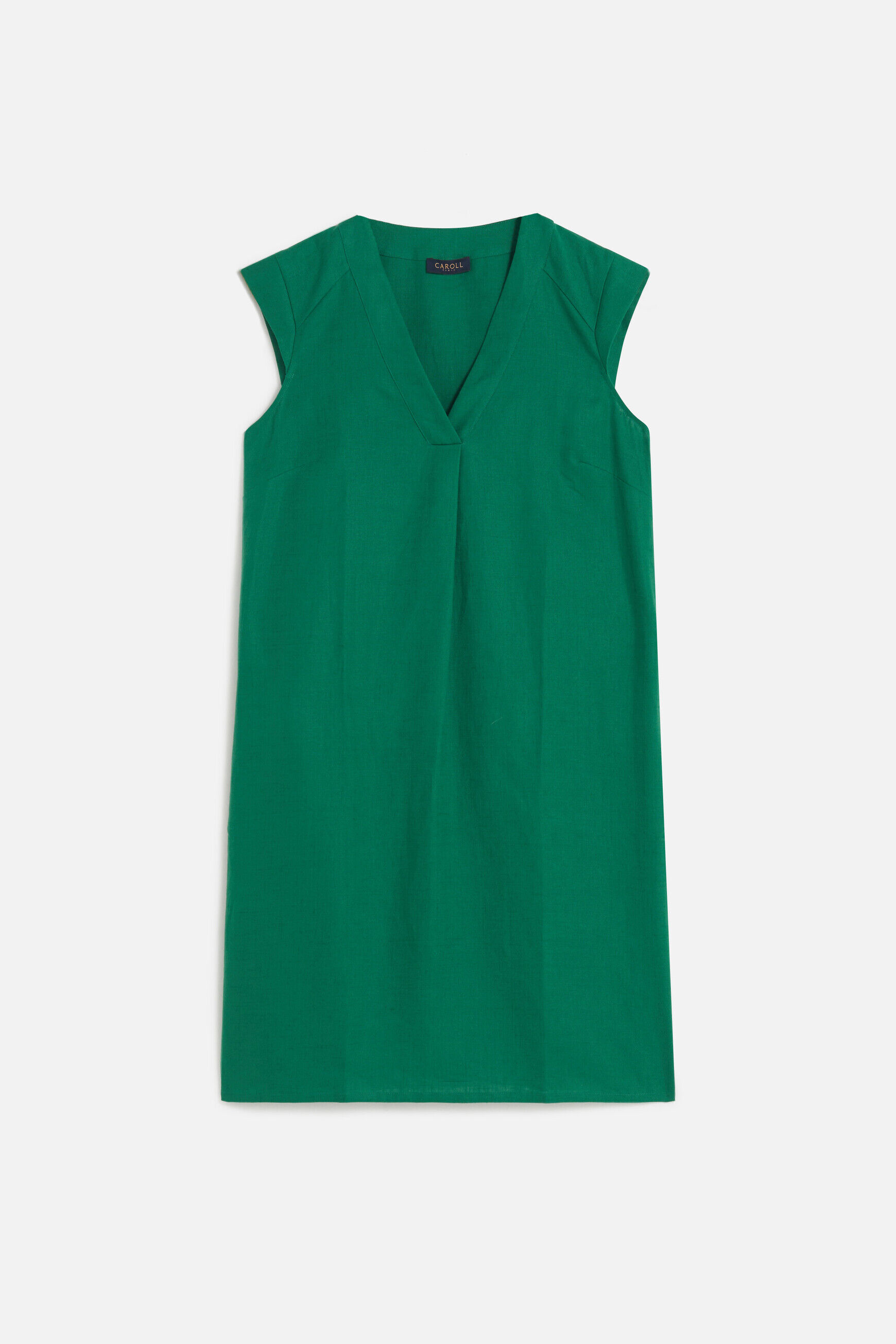 robe pamela 100% lin vert menthe femme