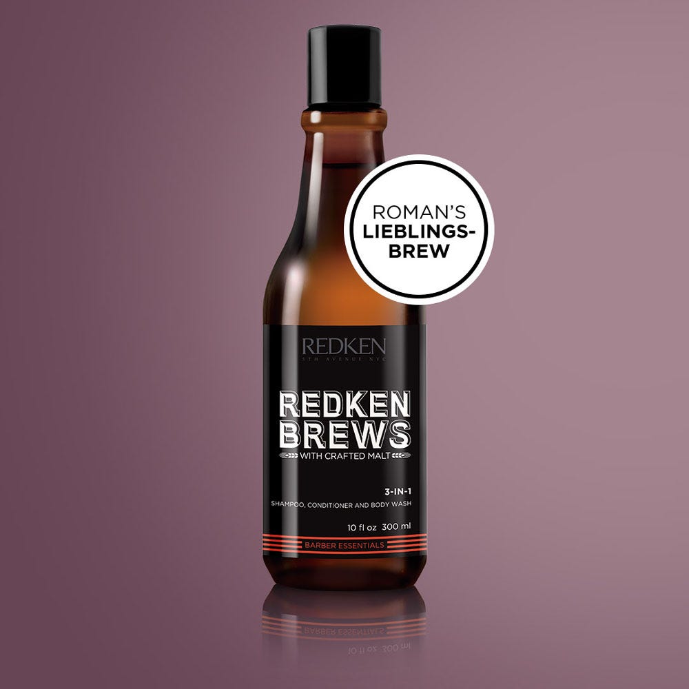 Redken Brews 3-in-1 Shampoo & Conditioner & Bodywash 300 ml