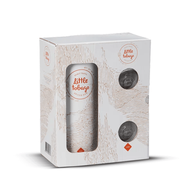 Coffret Little Tobago + 2 Verres 40%