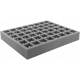 50 mm Full-Size Schaumstoffeinlage mit 48 Fächern für Zombicide