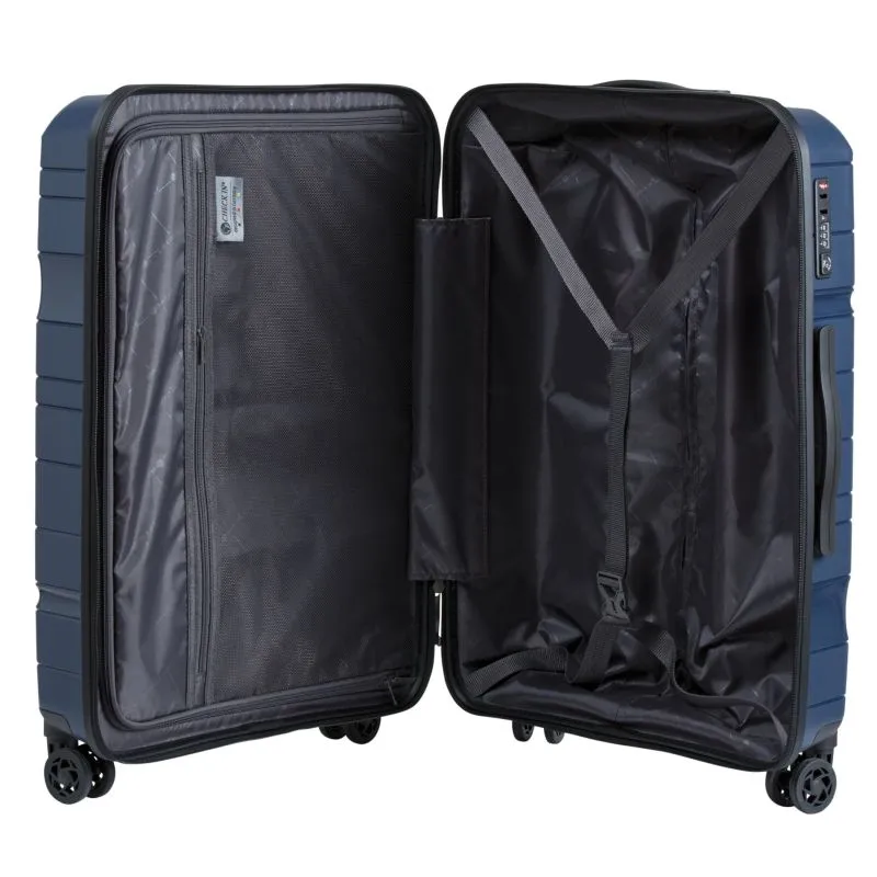 Check.IN 3-tlg. Kofferset MEMPHIS mit 4 Rollen - blau