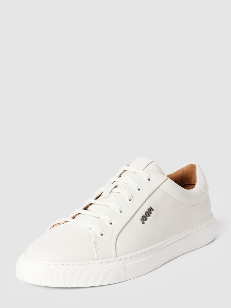 Sneaker mit Label-Detail Modell 'Coralie' in weiß