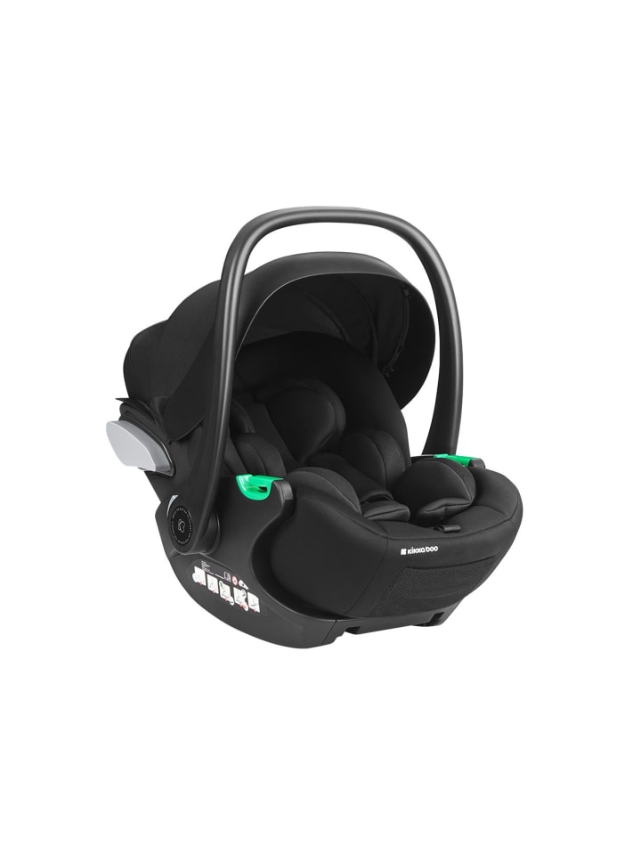 Kikkaboo Babyschale i-Trail i-Size in schwarz günstig kaufen onesize