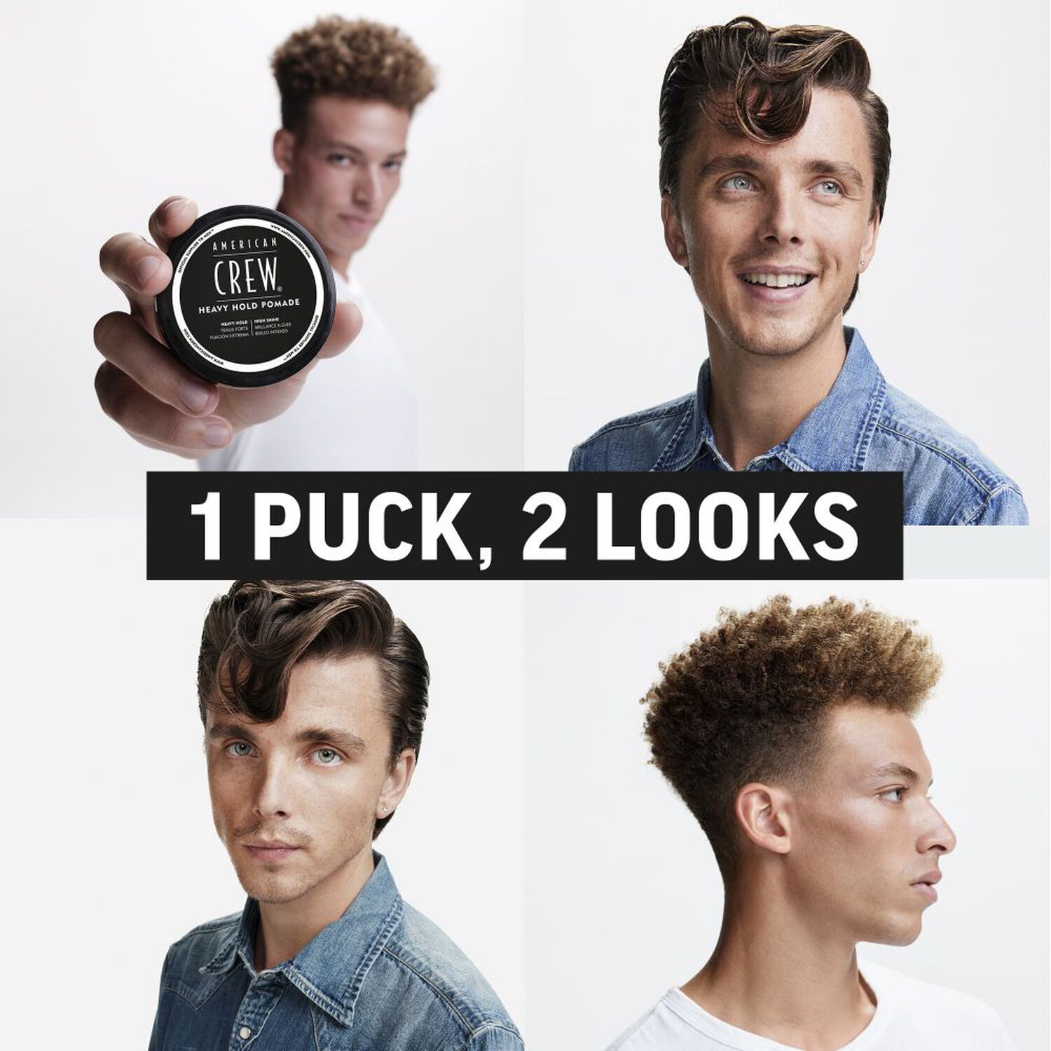 American Crew HEAVY HOLD POMADE™ Cire coiffante