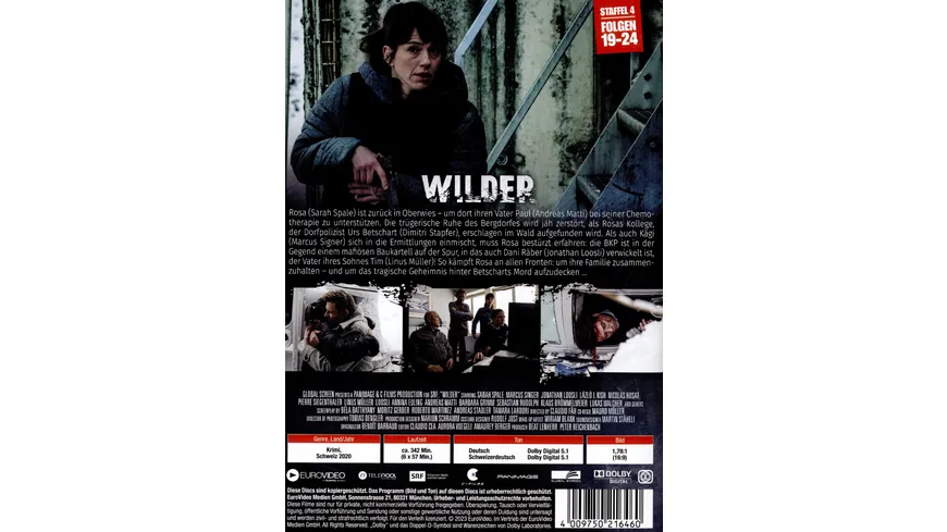Wilder - Staffel 4  [2 DVDs]