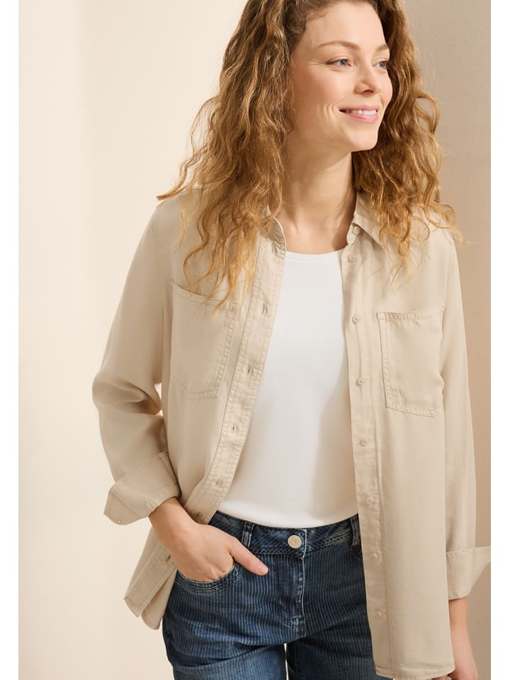 Cecil Bluse in Beige günstig kaufen