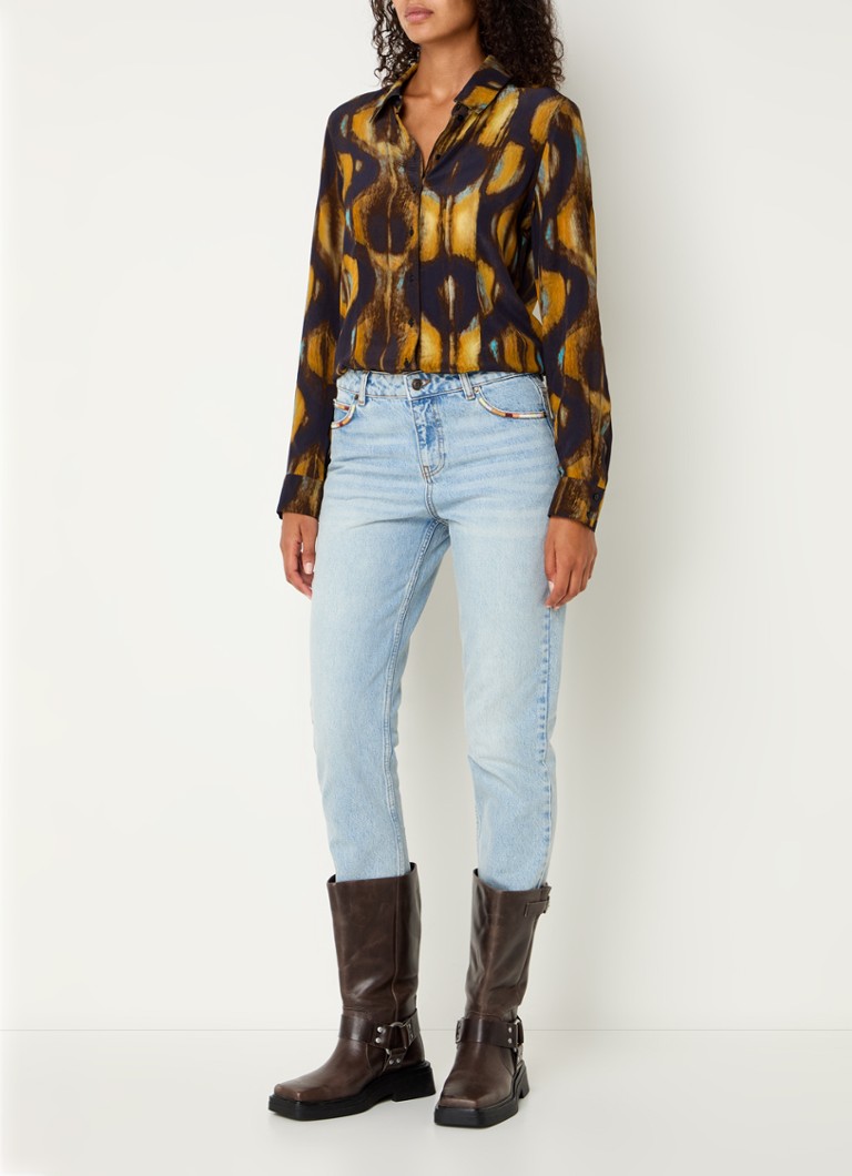 ba&sh Teya blouse with print