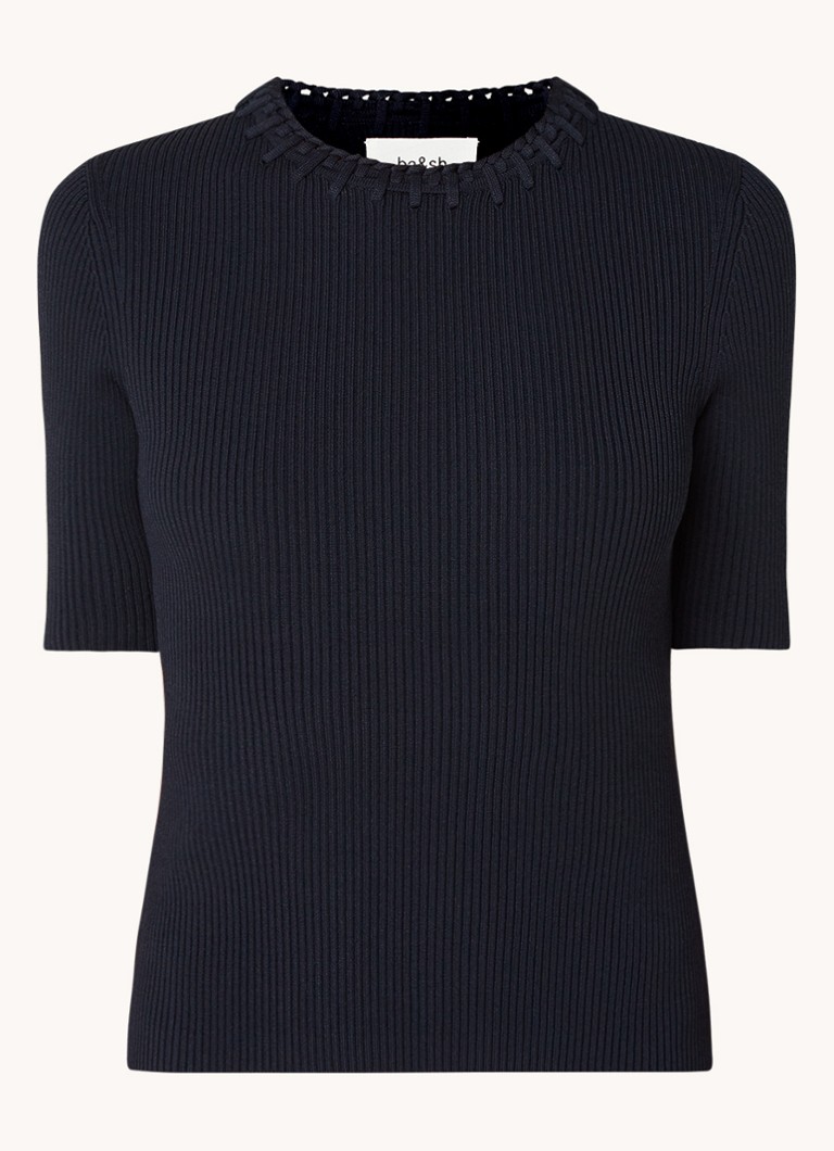 ba&sh Tami ribbed knit top