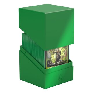 Ultimate Guard Boulder Deck Case 100+ Solid Grün