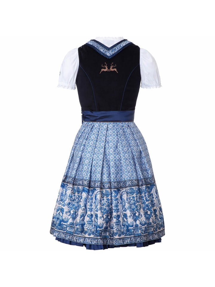 Wiesnkönig Dirndl Sarah in Blau günstig kaufen