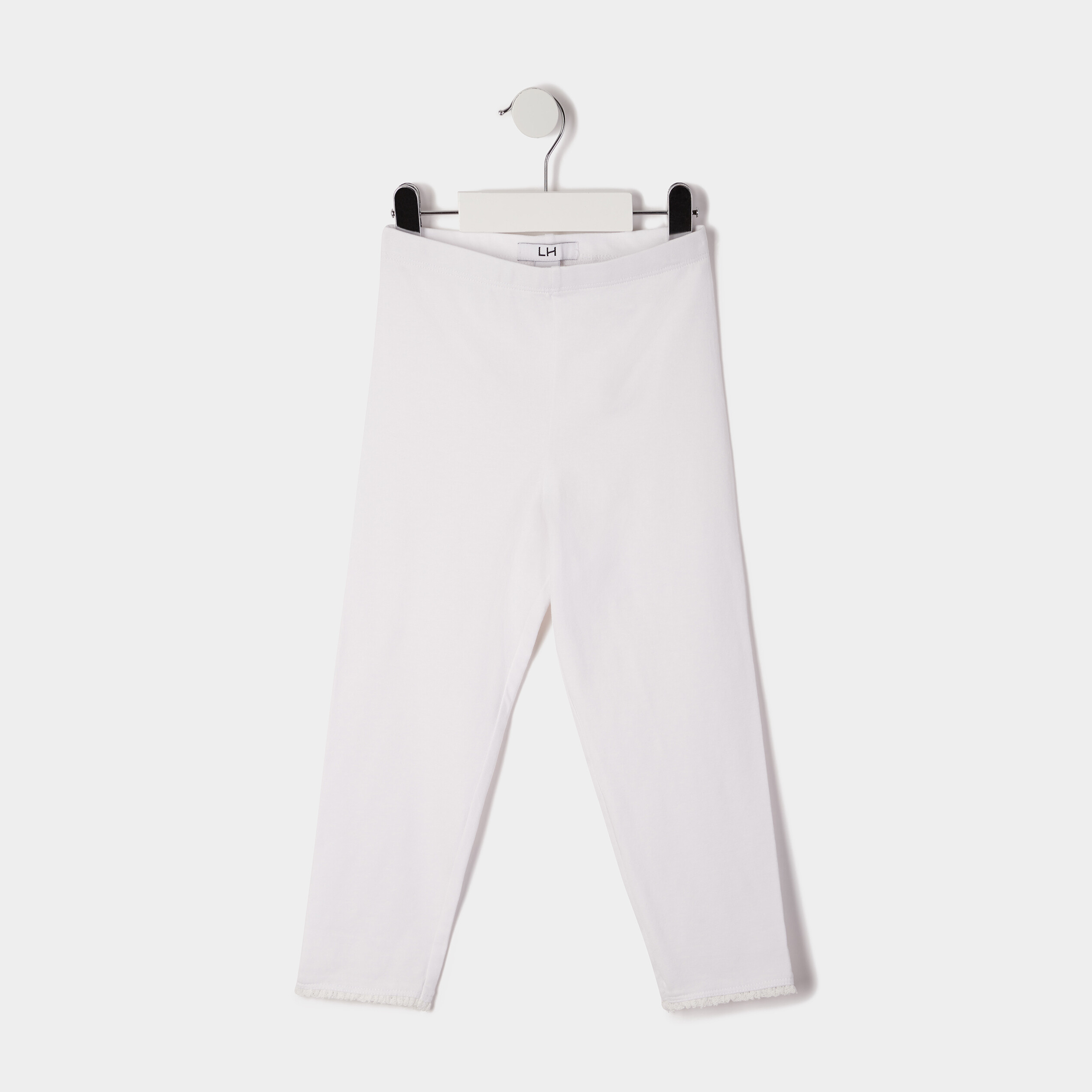 Legging 7 8ème blanc fille | La Halle