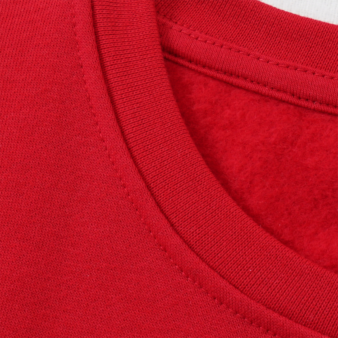 Mädchen Weihnachtssweatshirt mit Applikation rot