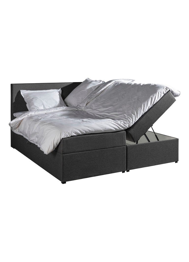 Sommier à lattes Bloemendaal Guardar avec espace de rangement, matelas et surmatelas inclus. Matelas et surmatelas inclus.