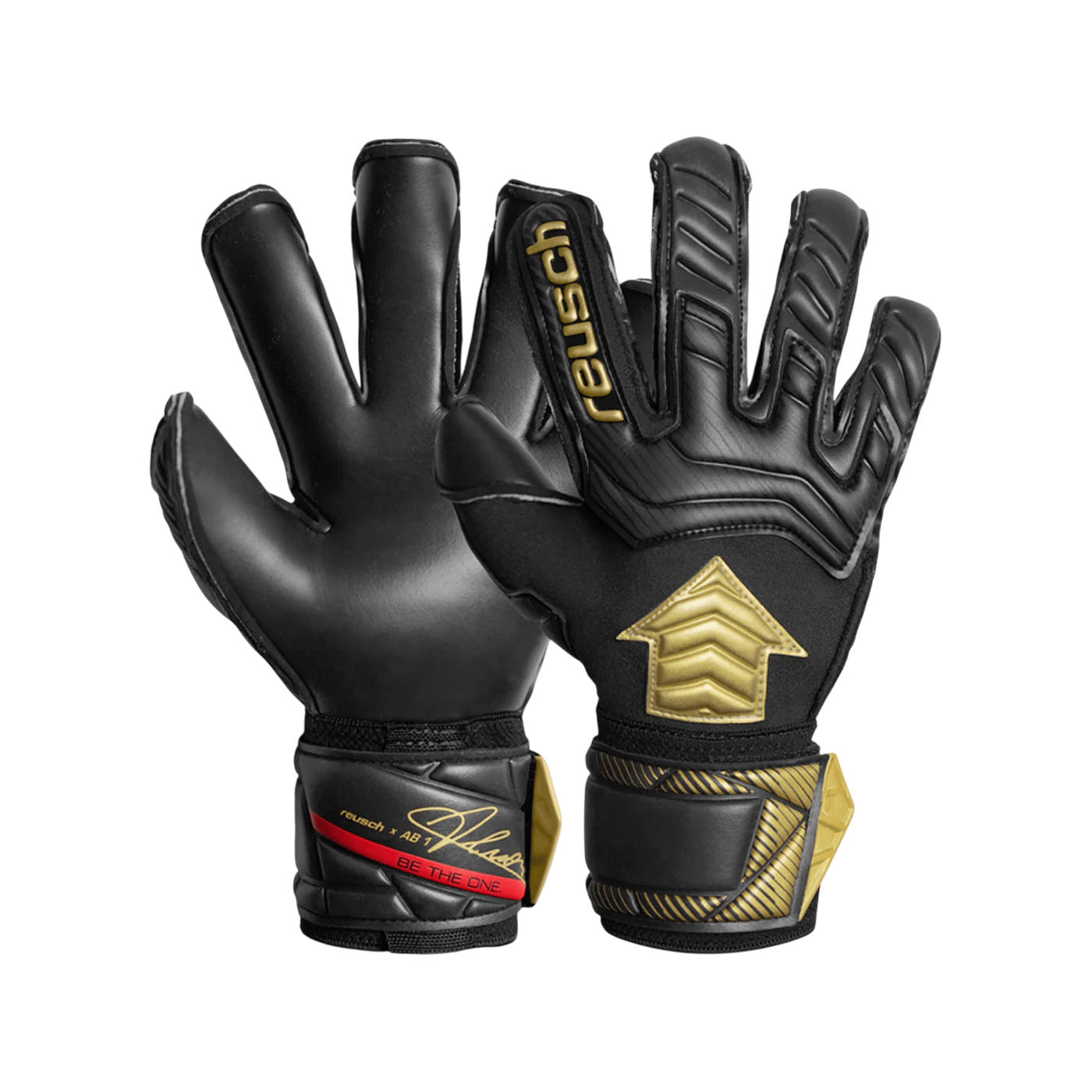 Reusch Attrakt AB 1 Duo TW-Handschuh Schwarz Gold F7707