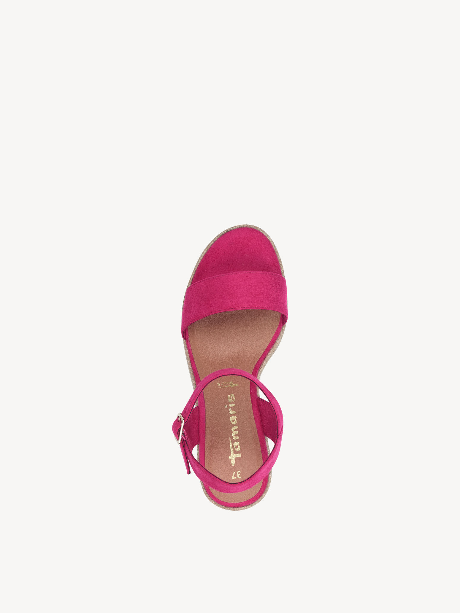 Sandale à talon - rose fuchsia