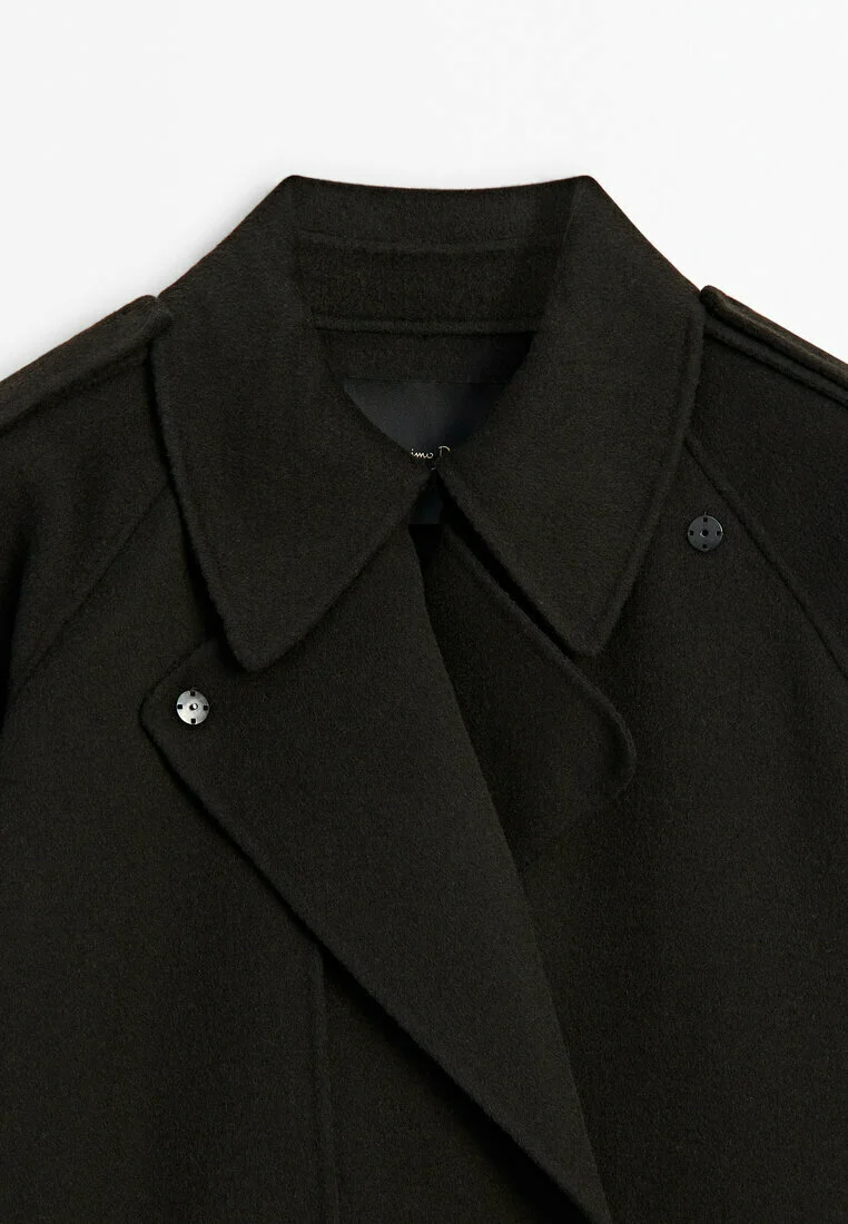 Massimo Dutti EFFECT BLEND - Abrigo Clásico