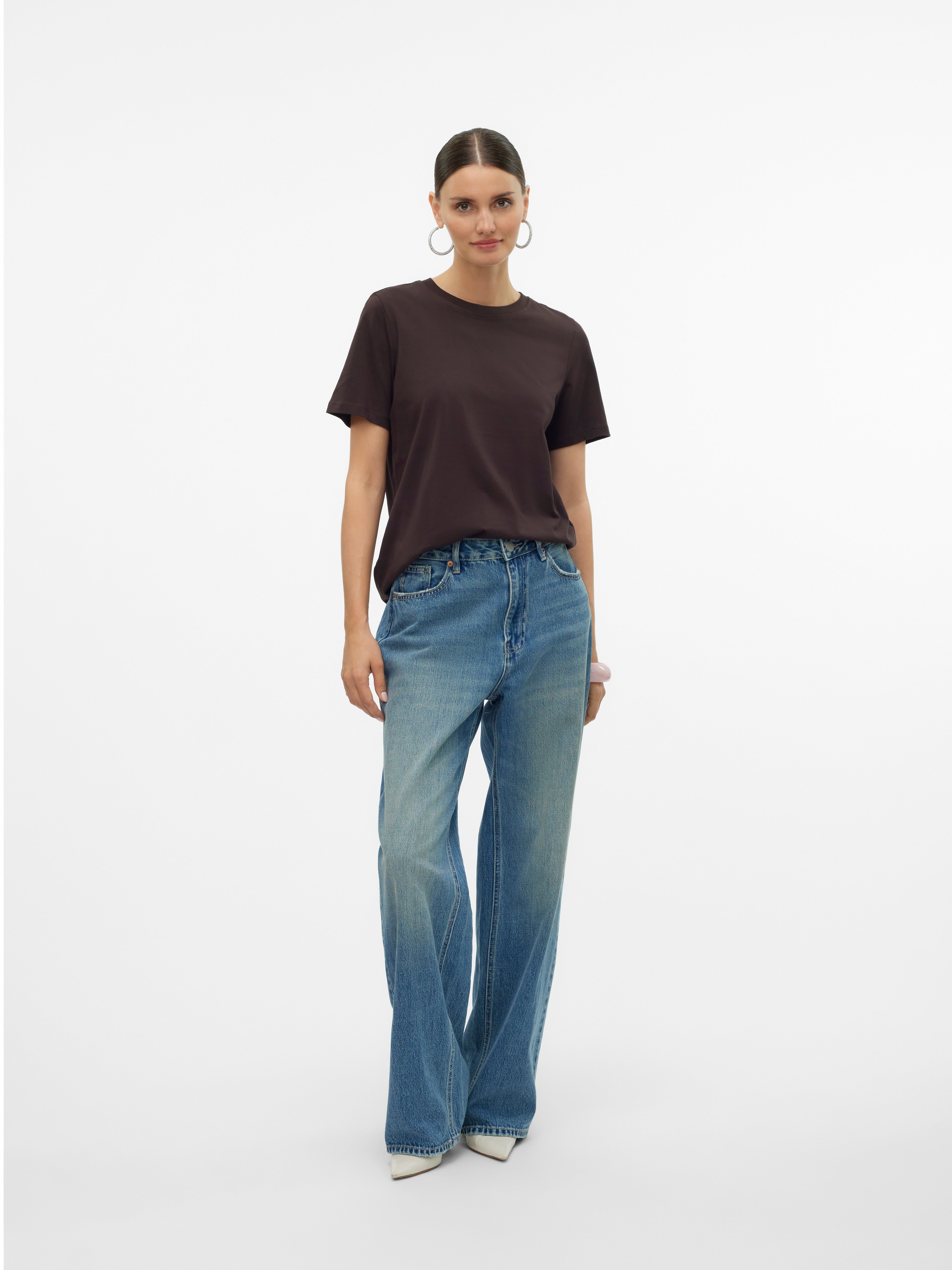 VMTOKEY Niedrige Taille Gerade geschnitten Jeans