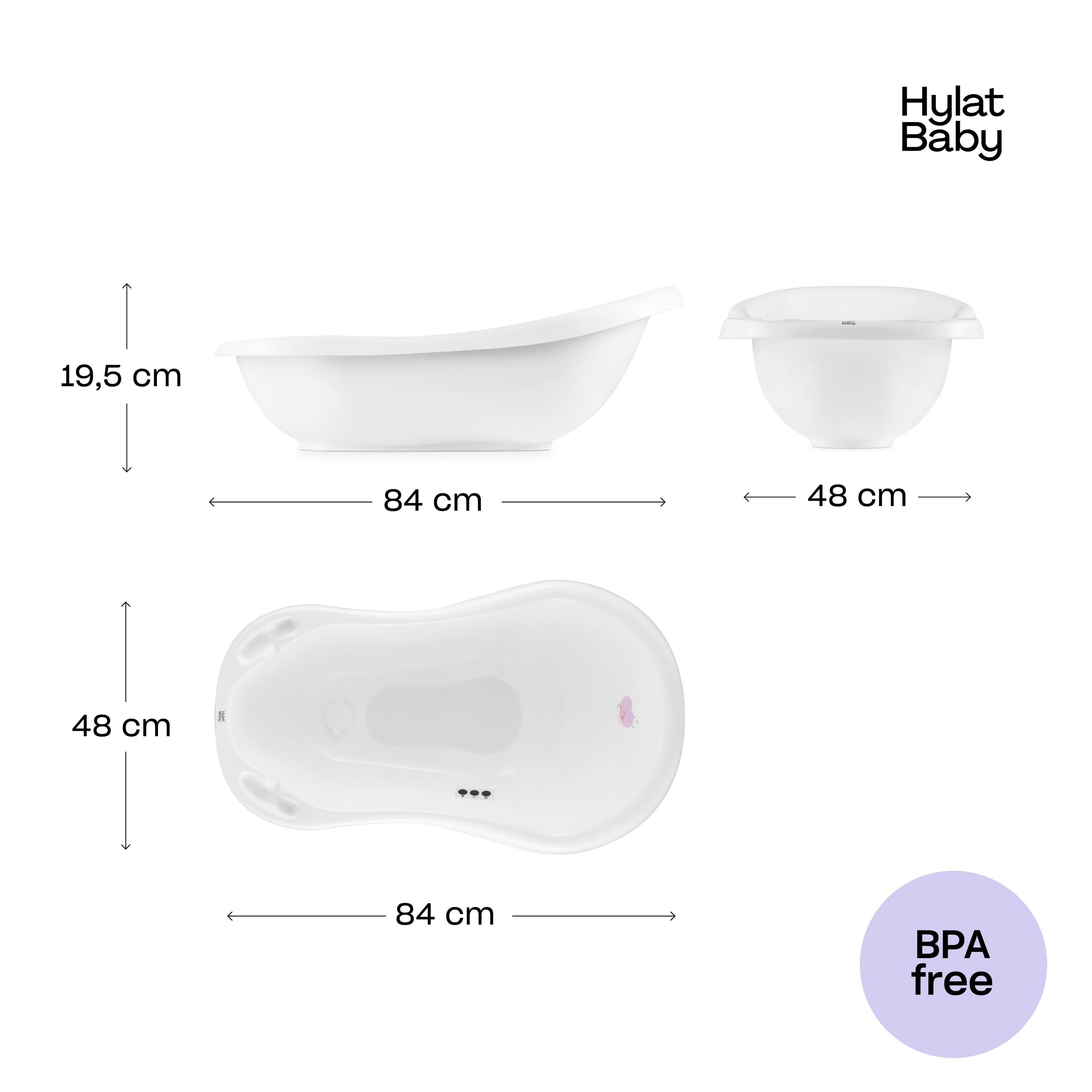 Hylat Baby Babybadewanne Produkte für Kinder, (Set)