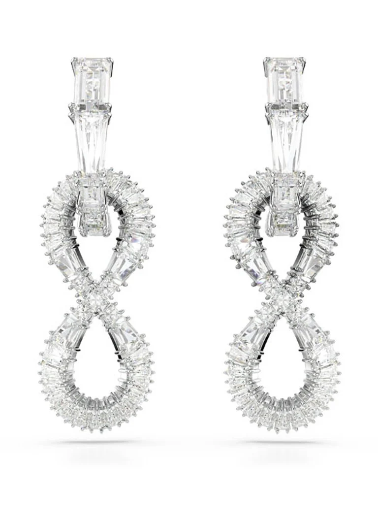 Swarovski Hyperbola stud earrings with crystal