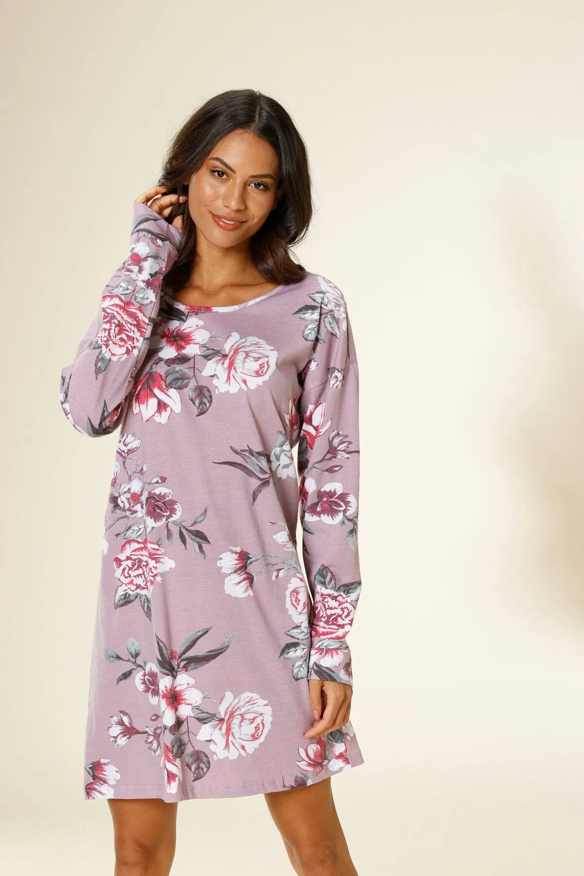 Vivance  Nachthemd - Lila - Basic