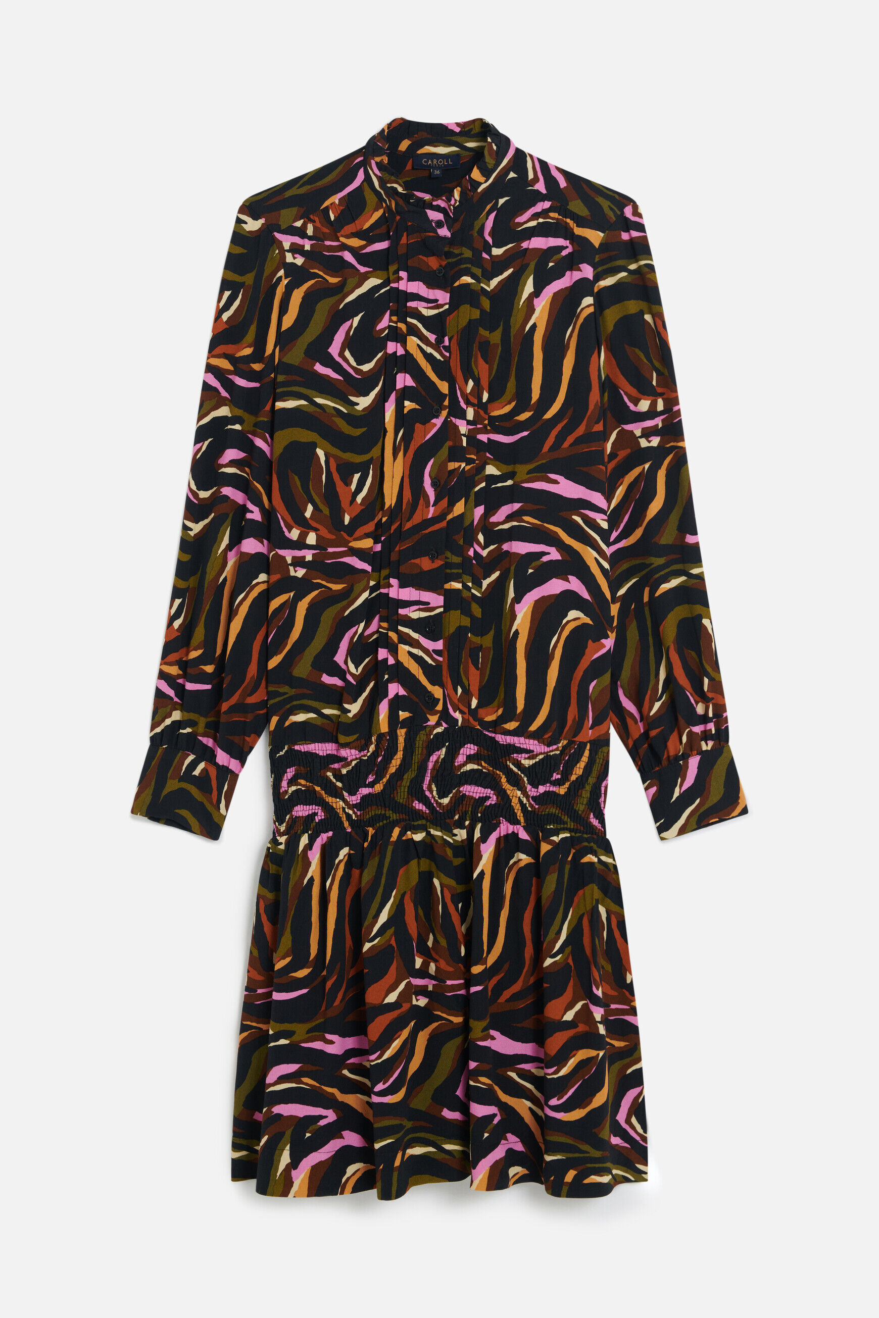 Robe sybil1 marron cognac femme