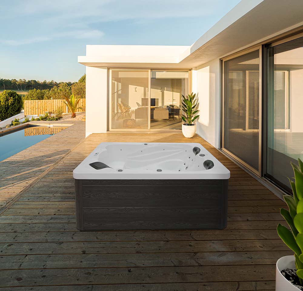 Home Deluxe Outdoor Whirlpool SUNSET PURE
