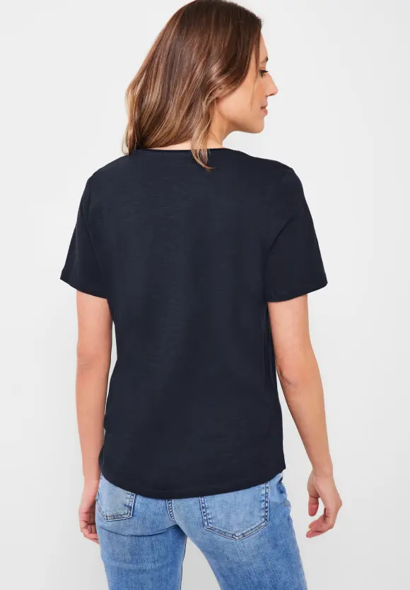 CECIL Basic T-Shirt in Unifarbe