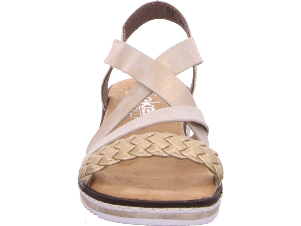 RIEKER Klassische Sandalen gold