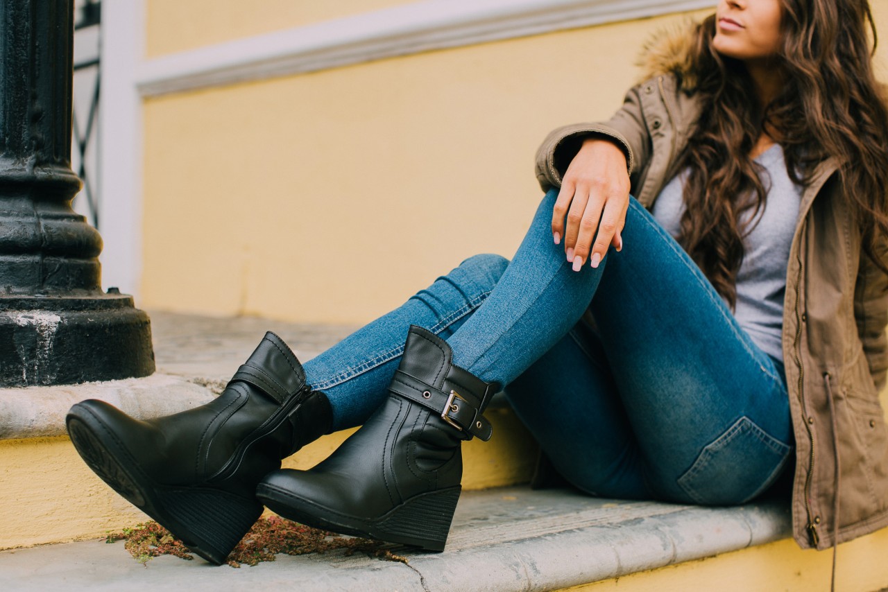 LOVENESS Stiefeletten schwarz Winterstiefel von LOVENESS