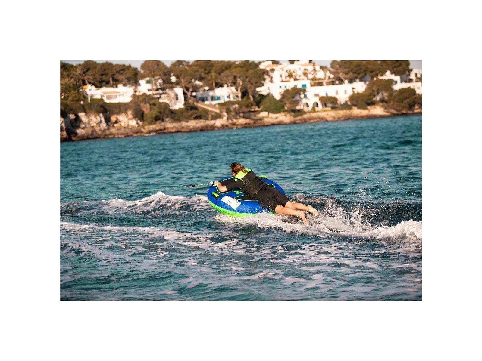 Jobe Inflatable SUP-Board Jobe Breeze Funtube 1 Person inkl. Elektrische Pumpe und Seil, SUP, (Set), 1 Person,4 Griffe
