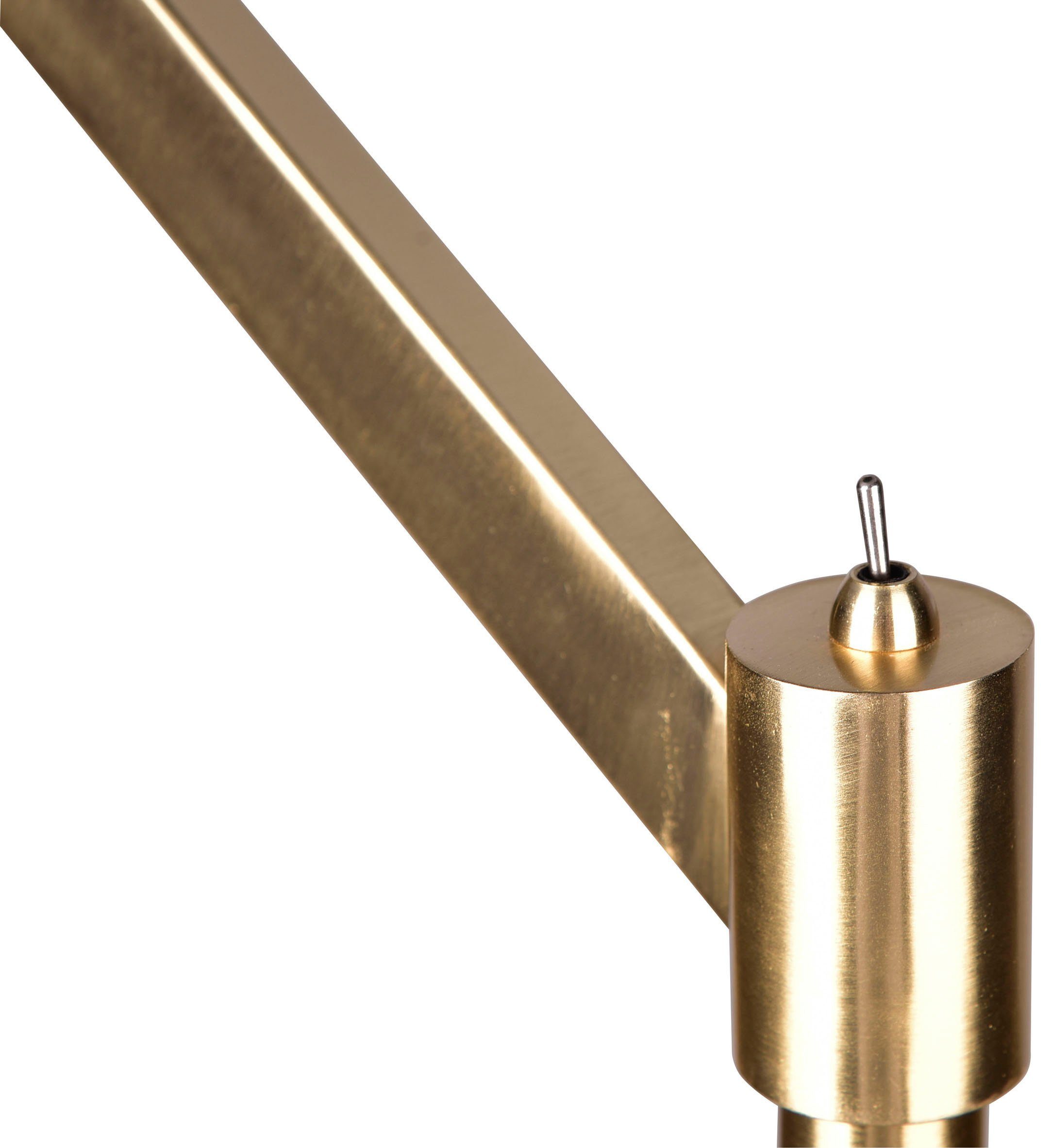 TRIO Leuchten Stehlampe Cassio, Ein-/Ausschalter, ohne Leuchtmittel, warmweiß - kaltweiß, Stehleuchte Wohnzimmer, exkl E27 Leuchtmittel wechselbar, Kippschalter