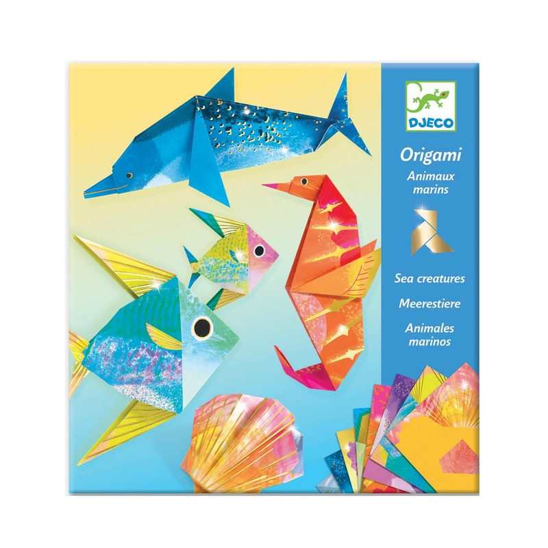 Pochette Origami Les animaux marins Djeco