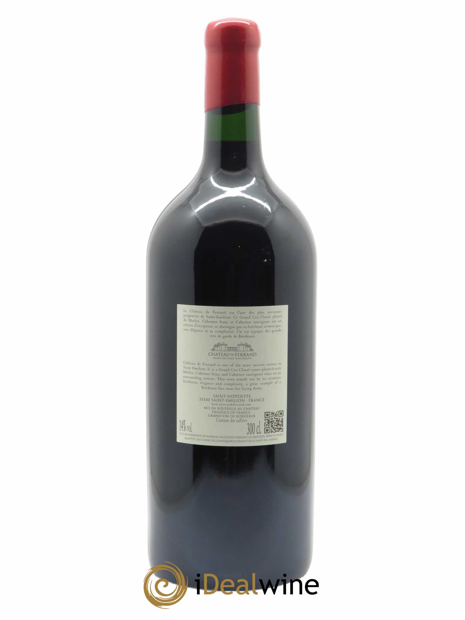 Château de Ferrand Grand Cru Classé  2012 - Lot de 1 Double-magnum