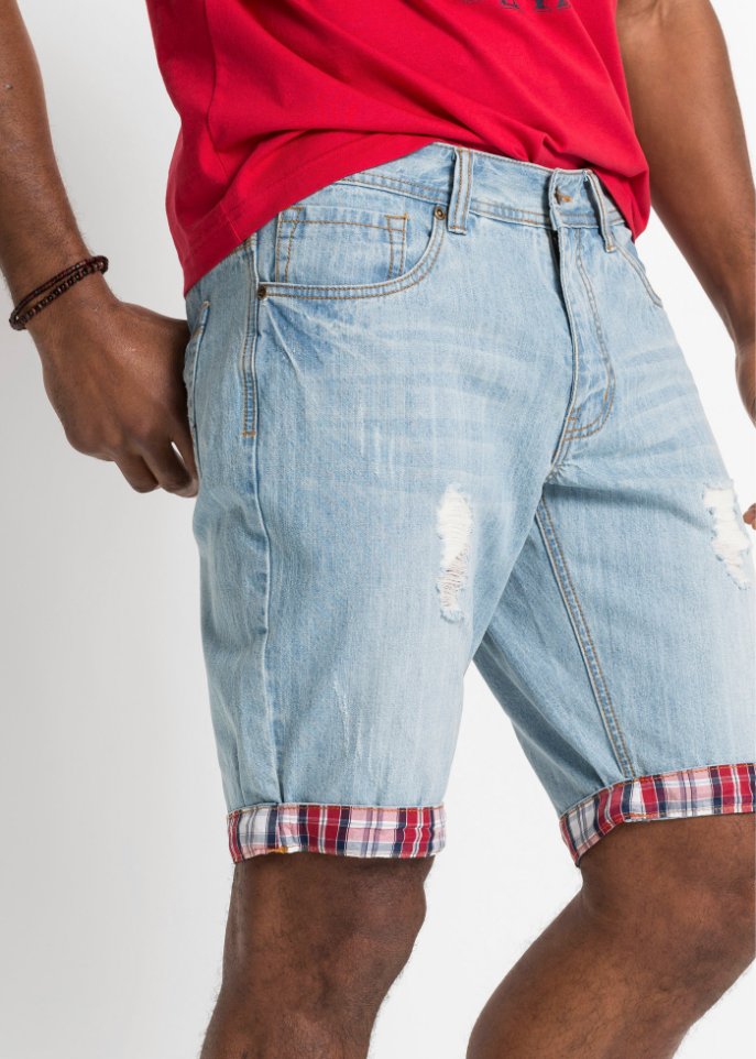 Jeans-Bermuda, Loose Fit