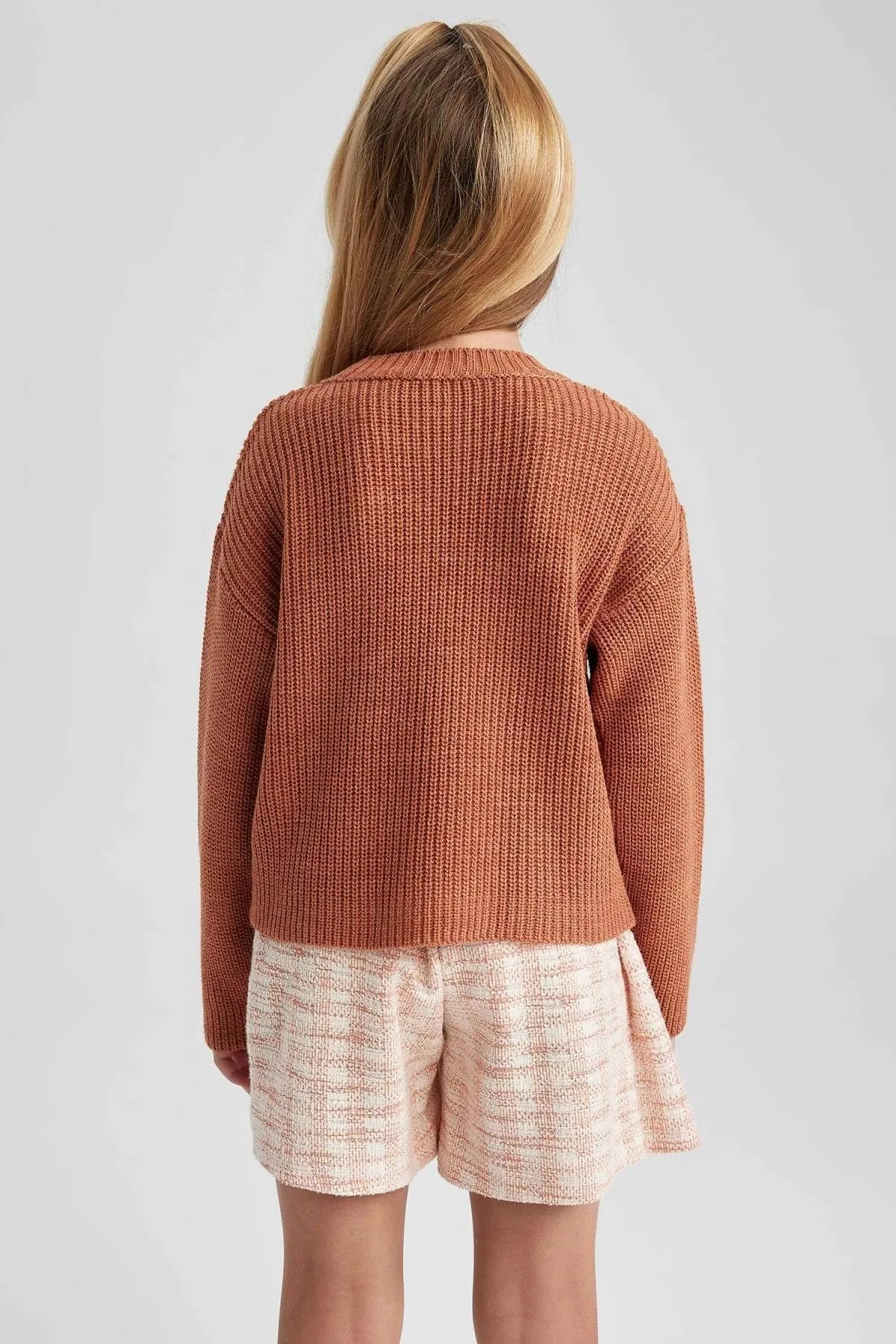DeFacto  Basic-Pullover mit Rundhalsausschnitt für Mädchen A2293a823au