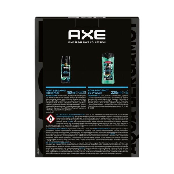 Axe Fine Fragrance Aqua Bergamot Bodyspray & Bodywash Duo 2 štuky