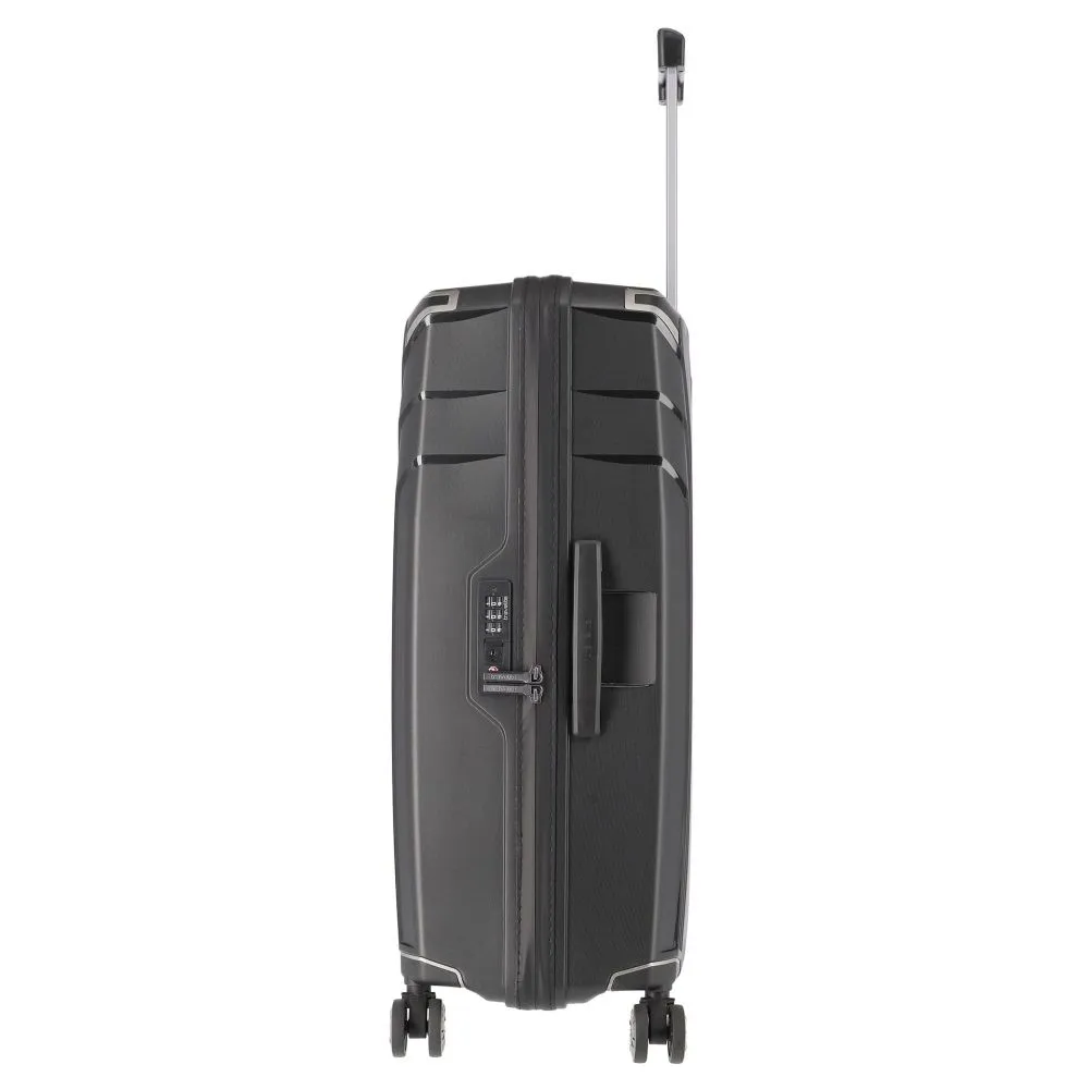 Travelite ELVAA Trolley L mit 4 Rollen - Schwarz