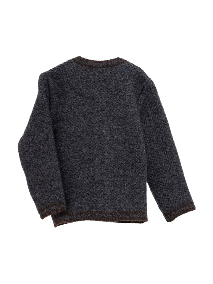 OS-Trachten Kinderstrickjacke 487000-0772 in anthrazit günstig kaufen