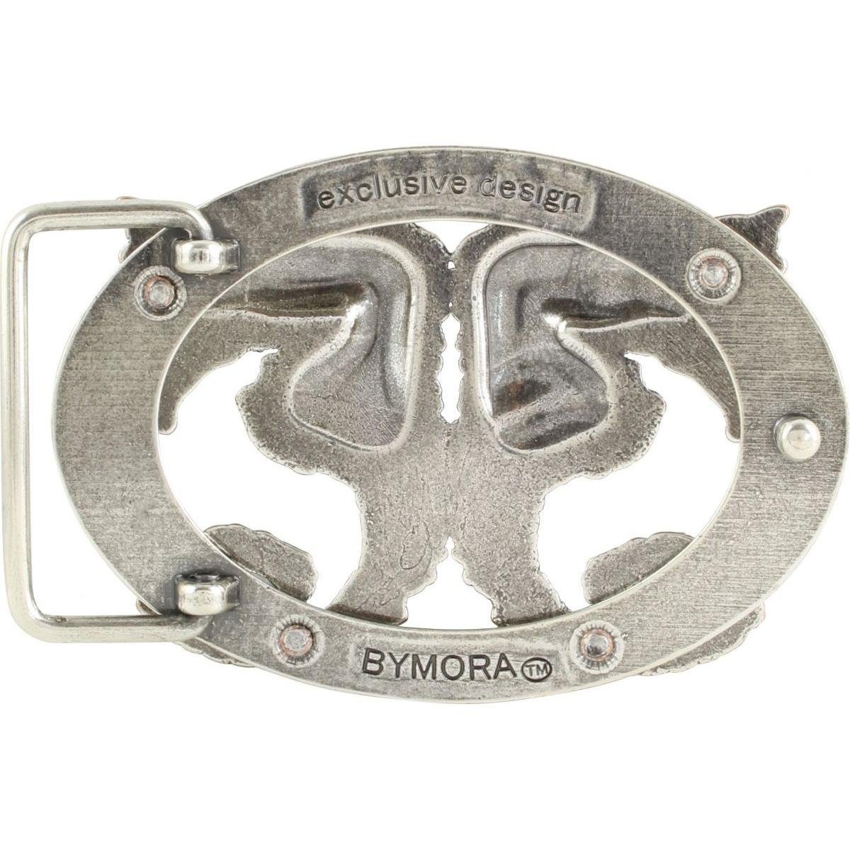 BELTINGER Gürtelschnalle Seepferdchen 4,0 cm - Buckle Wechselschließe Gürtelschließe 40mm - Gür