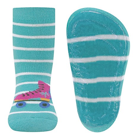Ewers ~ Stoppersocke SoftStep ~ Rollschuh türkis