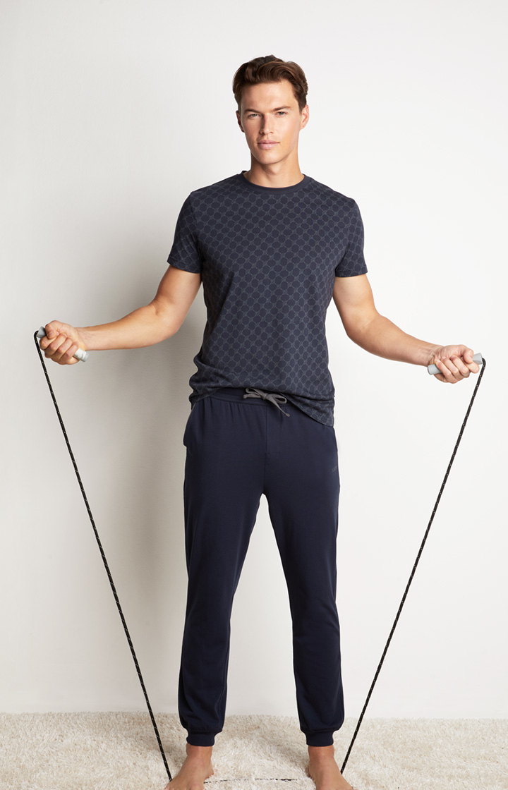 Loungewear Hose in Dunkelblau