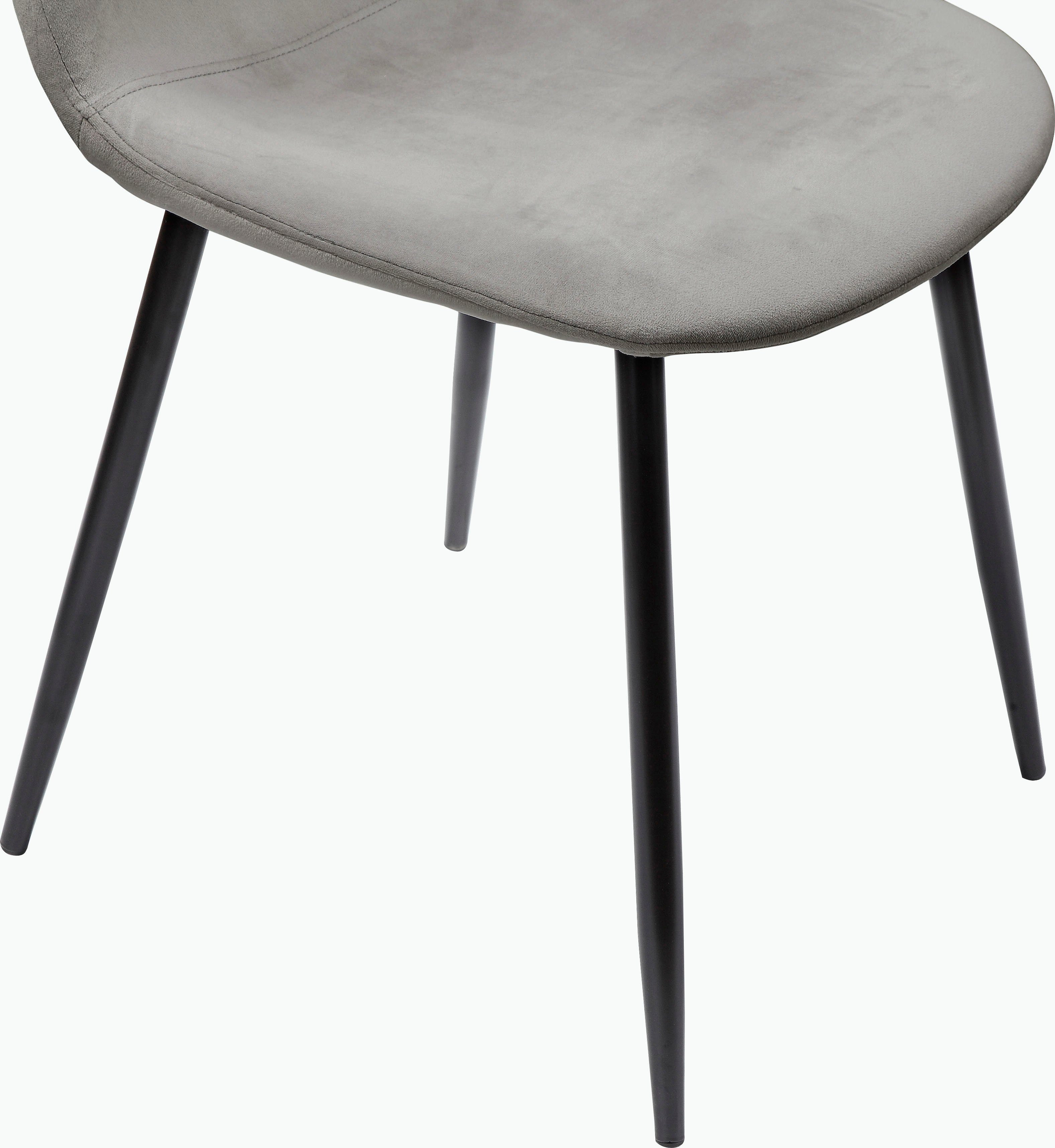 Leonique Essgruppe Eadwine, (Set, 5-tlg), bestehend aus Eadwine Esstisch 120 cm und 4 Eadwine Esszimmerstühlen