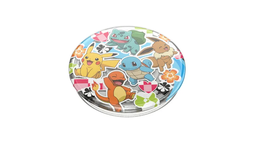 PopGrip - ausziehbarer Handy-Griff Handyhalter - Pokémon Multi Transparent