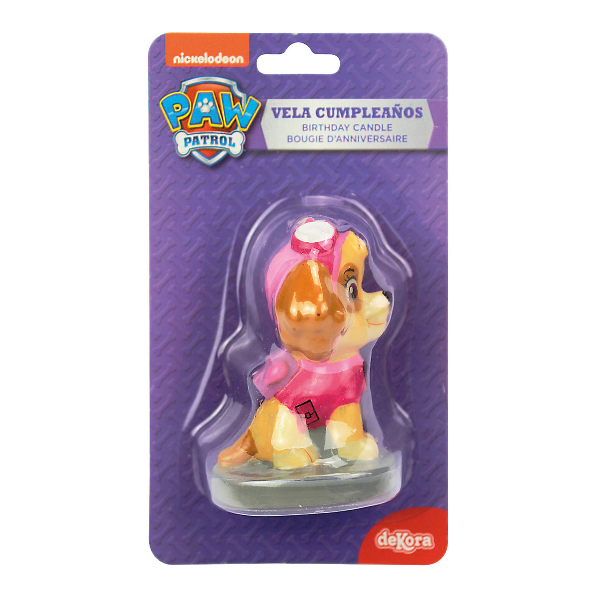 3D-Torten-/Kuchenkerze Paw Patrol Skye