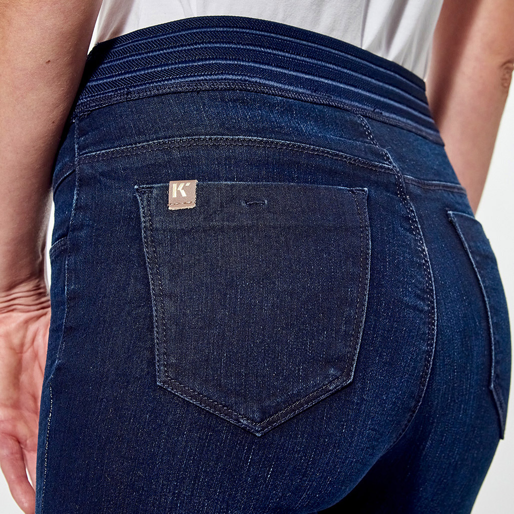 SABLE  Jegging bleu Femme effet délavé