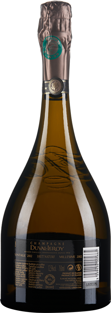 Duval-Leroy Champagne Brut Nature Femme de Champagne 2002 im Geschenkkarton