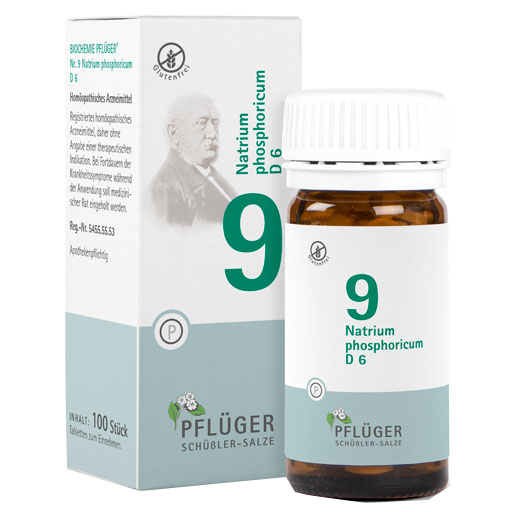 BIOCHEMIE Pflüger 9 Natrium phosphoricum D 6 Tabl.  100 St  Tabletten
